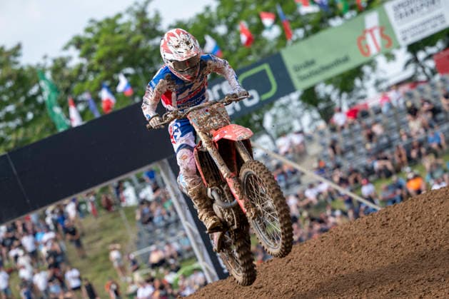 MXGP of Teutschenthal 2026 Teutschenthal, Germany 31 May 2026 Pictured April Franzoni FRA Honda Team Honda Motoblouz SR Motul WMX Teutschenthal Motocross Track Talkessel Sachsen Anhalt Germany