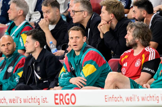 Manuel Neuer GER in the stands International soccer match, Germany GER Finland FIN on 31 05 2026 in Mainz Germany Mewa Arena