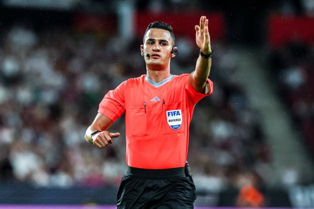 Sport, Football, UEFA international friendly Germany Finland 31 05 2026, MEWA Arena Matheus Delgado Candancan Referee Mainz MEWA Arena Rhineland-Palatinate Germany
