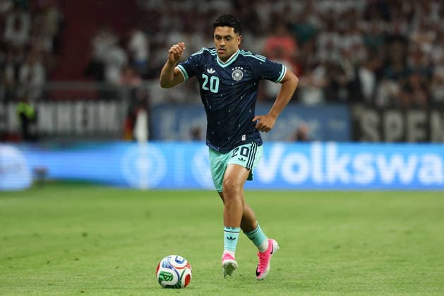 Nadiem Amiri (Germany) in action, with the ball during the International Friendly, Länderspiel, Nationalmannschaft match between Germany and Finland at MEWA ARENA on May 31, 2026, in Mainz, Germany. The match serves as preparation for the 2026 FIFA World Cup, WM, Weltmeisterschaft, Fussball in the United States Mainz MEWA ARENA Germany Copyright: xJoaquimxFerreirax