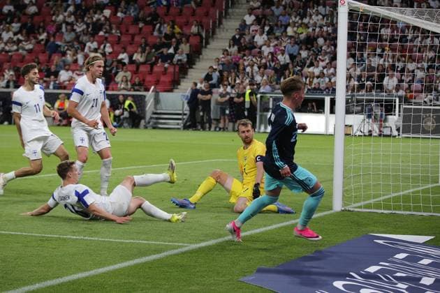 31 05 2026 xmgoodx Mainz MEWA Arena DFB international match Germany v Finland Lennart Karl 25, GER