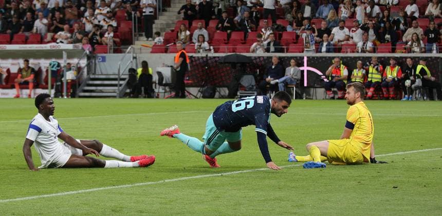 31 05 2026 xmgoodx Mainz MEWA Arena DFB international Germany v Finland Lennart Karl 25, GER v Ryan Mahuta Finland 14 Deniz Undav 26, GER Goal for 3 0