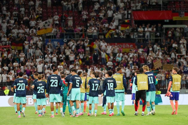 Team Germany applauds the fans after the International Friendly, Länderspiel, Nationalmannschaft match between Germany and Finland at MEWA ARENA on May 31, 2026, in Mainz, Germany. The match serves as preparation for the 2026 FIFA World Cup, WM, Weltmeisterschaft, Fussball in the United States Mainz MEWA ARENA Germany Copyright: xJoaquimxFerreirax