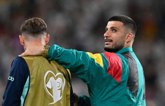 after the match players thank fans spectators Deniz Undav GER 26 Pascal Gross GER 13 DFB Laenderspiel Germany GER vs Finland FIN friendly match test match on 31 05 2026 DFL REGULATIONS PROHIBIT ANY USE OF PHOTOGRAPHS AS IMAGE SEQUENCES AND OR QUASI VIDEO DFB Laenderspiel Germany GER vs Finland FIN