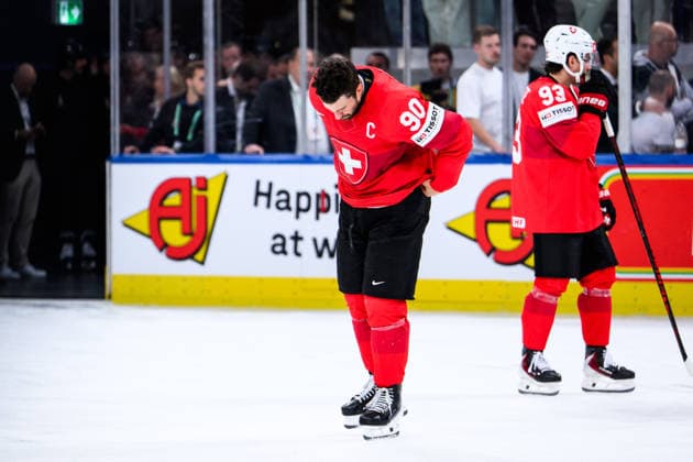 260531 Roman Josi of Switzerland looks dejected after the 2026 IIHF Ice Hockey World Championship final between Switzerland and Finland on May 31, 2026 in Zürich Photo Jesper Zerman BILDBYRAN kod JZ JZ0742 ishockey ice hockey ishockey vm 2026 vm 2026 iihf world championship final switzerland schweiz finland bbeng depp  Copyright: JESPERxZERMAN BB260531JZ207