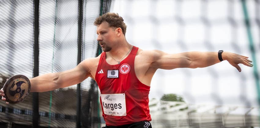 Golden Oval Dresden, 31 05 2026 Marius Karges GER Germany in Mens Discus Throw Athletics Meeting Golden Oval on 31 05 2026 at Heinz Steyer Stadium in Dresden Saxony Copyright: xBEAUTIFULxSPORTS R.xSchmittx
