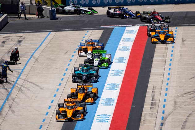 AUTO - IndyCar, Indy Car, IRL, USA - DETROIT GRAND PRIX 2026 07 LUNDGAARD Christian (dnk), Arrow McLaren, Dallara DW12 - Chevrolet, 05 O WARD Pato (mex), Arrow McLaren, Dallara DW12 - Chevrolet, action during the Chevrolet Detroit Grand Prix, 8th round of the 2026 NTT IndyCar Series, on the Streets of Detroit, from May 29 to 31, 2026 in Detroit, Michigan, United States of America - DetroitUnited States Copyright: xJULIENxDELFOSSEx