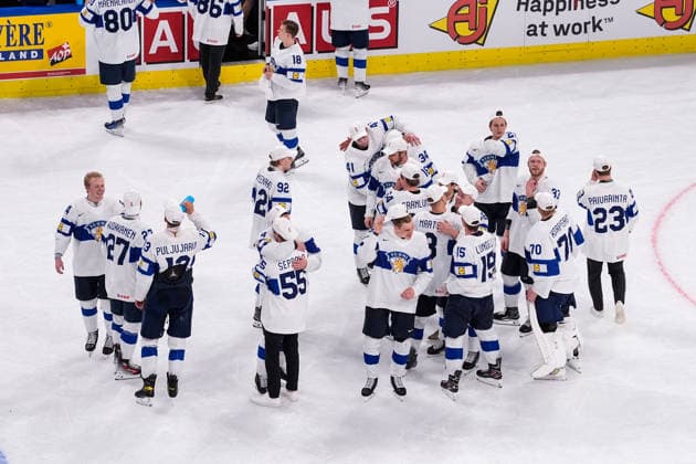 ZURICH, SWITZERLAND MAY 31 Finland is IIHF World Champion during the 2026 IIHF Ice Hockey World Championship Switzerland Gold Medal game between Switzerland and Finland at Swiss Life Arena on May 31, 2026 in Zurich, Zurich Zurich Swiss Life Arena Zurich Switzerland Copyright: xJustPictures.ch JarixPestelaccix jp-en-EuSpIm-_DSC1305-20260531
