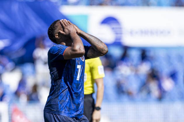 Jovane Cabral of Cabo Verde reacts during the International Friendly, Länderspiel, Nationalmannschaft match between Cabo Verde vs Serbia at Estádio do Restelo on May 31st,2026 (Photo by Joao Bravo Sports Press Photo)  Copyright: xJoaoxBravo SportsxPressxPhotox Sportspressphoto_SPR158324