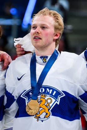 260531 Konsta Helenius of Finland after the 2026 IIHF Ice Hockey World Championship final between Switzerland and Finland on May 31, 2026 in Zürich Photo Jesper Zerman BILDBYRAN kod JZ JZ0742 ishockey ice hockey ishockey vm 2026 vm 2026 iihf world championship final switzerland schweiz finland bbeng  Copyright: JESPERxZERMAN BB260531JZ250