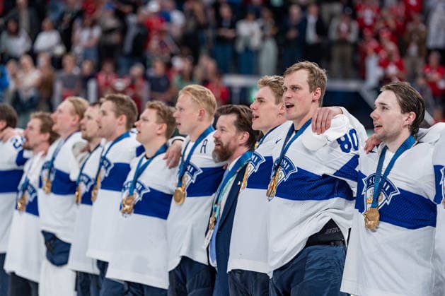 31 05 2026, Zurich, Swiss Life Arena, Ice Hockey World Championships Gold Medal Game Switzerland Finland Team Finland wins Gold at the Ice Hockey World Championships 2026 Zurich Swiss Life Arena Zurich Switzerland Copyright: xJustPictures.ch StefanxEmchx jp-de-StEm-DSC0117420260531