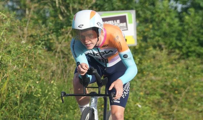 May 28, 2026, Laval, Bretagne, FRANCE: TARLING Finlay during the of the Boucles de la Mayenne - Cro dit Mutuel, UCI ProSeries Cycling event, Prologue Espace Culturel Laval on 28 May 2026 in Laval, France: photos . Laval FRANCE - ZUMAl193 20260528_zsp_l193_150 Copyright: xLaurentxLairysx