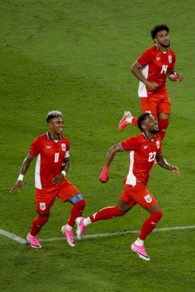 RIO DE JANEIRO, BRAZIL - MAY 31: Murillo of Panama celebrates after scoring the team s first goal during the International Friendly, Länderspiel, Nationalmannschaft match between Brazil and Panama at Maracana Stadium on May 31, 2026 in Rio de Janeiro, Brazil (Photo by Alexandre Neto Sports Press Photo SPP)  Copyright: xSportsxPressxPhotox Sportspressphoto_SPR158549