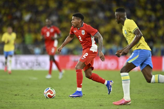RIO DE JANEIRO, BRAZIL - MAY 31: César Blackman of Panama controls the ball during the International Friendly, Länderspiel, Nationalmannschaft match between Brazil and Panama at Maracana Stadium on May 31, 2026 in Rio de Janeiro, Brazil (Photo by Nayra Halm Sports Press Photo SPP)  Copyright: xSportsxPressxPhotox Sportspressphoto_SPR158582