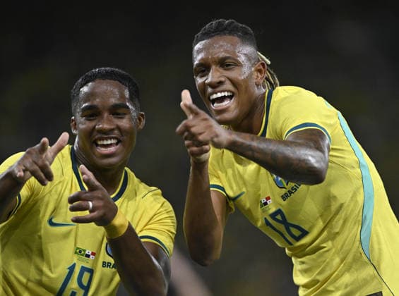 RIO DE JANEIRO, BRAZIL - MAY 31: Danilo Santos of Brazil celebrates after scoring the team s sixth goal during the International Friendly, Länderspiel, Nationalmannschaft match between Brazil and Panama at Maracana Stadium on May 31, 2026 in Rio de Janeiro, Brazil (Photo by Andre Ricardo Sports Press Photo SPP)  Copyright: xSportsxPressxPhotox Sportspressphoto_SPR158585