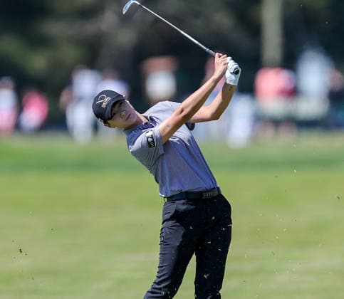 May 31, 2026: SH Park of Korea hits her approach shot from the 10th fairway during the final round at the ShopRite LPGA, Golf Damen Classic Powered by Wakefern in Galloway, NJ. CSM LPGA 2026: ShopRite LPGA Classic Powered By Wakefern MAY 31  - ZUMAc04_ 20260531_zma_c04_170 Copyright: xMikexLangishx