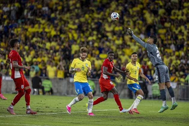 RECORD DATE NOT STATED match between the national teams of Brazil and Panama at the Maracana stadium in Rio de Janeiro. Rio de Janeiro (RJ), 05 31 2026 - Football Brazilian national team, Nationalteam Panama Friendly RJ Player Leo Pereira in a match between the national teams of Brazil and Panama during an International Friendly, Länderspiel, Nationalmannschaft played at the Maracana stadium, in the northern zone of Rio de Janeiro, this Sunday (31). The match is part of the teams preparation for the season s commitments and brings together thousands of fans at the main stage of Brazilian football.(Foto: Pedro Paulo Diaz Thenews2 imago images) SPO  Copyright: xPedroxPauloxDiazx