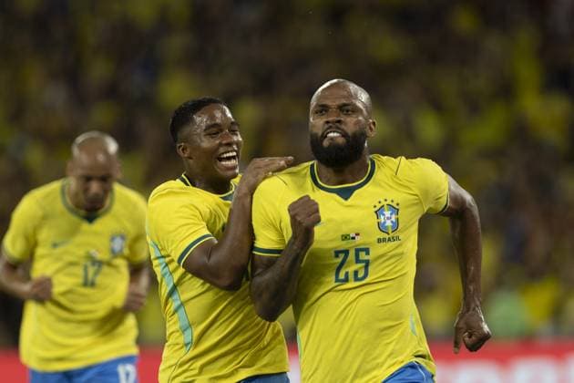 RECORD DATE NOT STATED match between the national teams of Brazil and Panama at the Maracana stadium in Rio de Janeiro. Rio de Janeiro (RJ), 05 31 2026 - Football Brazilian national team, Nationalteam Panama Friendly RJ Player Igor Thiago celebrates his goal in a match between the national teams of Brazil and Panama during an International Friendly, Länderspiel, Nationalmannschaft played at the Maracana stadium, in the northern zone of Rio de Janeiro, this Sunday (31). The match is part of the teams preparation for the season s commitments and brings together thousands of fans at the main stage of Brazilian football.(Foto: Pedro Paulo Diaz Thenews2 imago images) SPO  Copyright: xPedroxPauloxDiazx