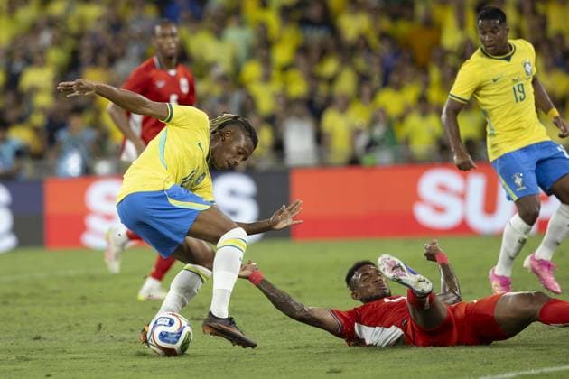 RECORD DATE NOT STATED match between the national teams of Brazil and Panama at the Maracana stadium in Rio de Janeiro. Rio de Janeiro (RJ), 05 31 2026 - Football Brazilian national team, Nationalteam Panama Friendly RJ Player Danilo celebrates his goal in a match between the national teams of Brazil and Panama during an International Friendly, Länderspiel, Nationalmannschaft played at the Maracana stadium, in the northern zone of Rio de Janeiro, this Sunday (31). The match is part of the teams preparation for the season s commitments and brings together thousands of fans at the main stage of Brazilian football.(Foto: Pedro Paulo Diaz Thenews2 imago images) SPO  Copyright: xPedroxPauloxDiazx