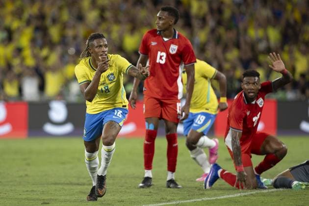 RECORD DATE NOT STATED match between the national teams of Brazil and Panama at the Maracana stadium in Rio de Janeiro. Rio de Janeiro (RJ), 05 31 2026 - Football Brazilian national team, Nationalteam Panama Friendly RJ Player Danilo celebrates his goal in a match between the national teams of Brazil and Panama during an International Friendly, Länderspiel, Nationalmannschaft played at the Maracana stadium, in the northern zone of Rio de Janeiro, this Sunday (31). The match is part of the teams preparation for the season s commitments and brings together thousands of fans at the main stage of Brazilian football.(Foto: Pedro Paulo Diaz Thenews2 imago images) SPO  Copyright: xPedroxPauloxDiazx