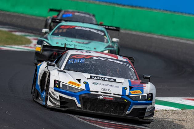 GT World Challenge Europe By AWS - Monza 2026 - Race Ezequiel Perez Companc, Etienne Cheli, and Ivan Klymenko drive the ( 25) Audi R8 LMS GT3 EVO II of team Sainteloc Racing during the third round of the GT World Challenge Europe by AWS at Autodromo Nazionale Monza in Monza, Italy, on May 31, 2026. Monza Italy Italy  Copyright: xLucaxRossinix originalFilename:rossini-gtworldc260531_npN1H.jpg