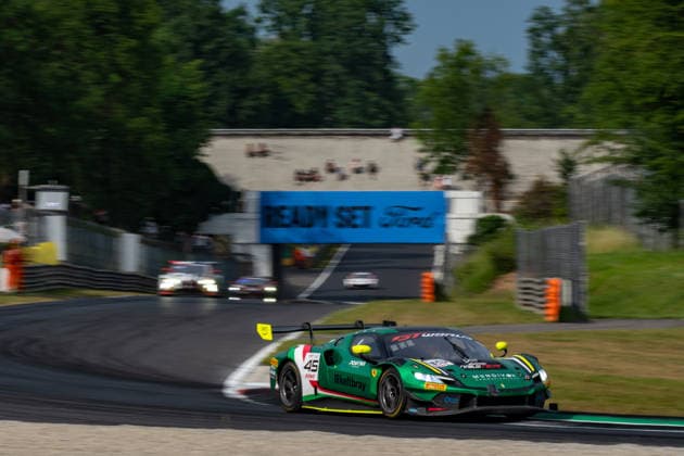 GT World Challenge Europe By AWS - Monza 2026 - Race Rafael Duran, Dylan Medler, and David Perel drive the ( 45) Ferrari 296 GT3 EVO of team Rinaldi Racing during the third round of the GT World Challenge Europe by AWS at Autodromo Nazionale Monza in Monza, Italy, on May 31, 2026. Monza Italy Italy  Copyright: xLucaxRossinix originalFilename:rossini-gtworldc260531_npqg5.jpg