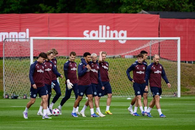 Denmark training before test matches, Helsingor, Denmark Helsingor, Denmark. 31st. May, 2026. The players of Denmark seen during a training session in Elsinore before two upcoming test matches. Denmark, Helsingor  Copyright: xGonzalesxPhoto DennisxJacobsenx
