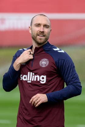 Denmark training before test matches, Helsingor, Denmark Helsingor, Denmark. 31st. May, 2026. Christian Eriksen of Denmark seen during a training session in Elsinore before two upcoming test matches. Denmark, Helsingor  Copyright: xGonzalesxPhoto DennisxJacobsenx