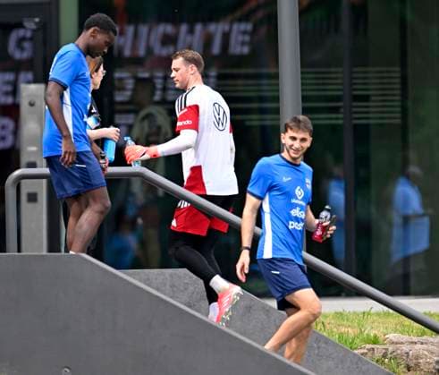01 06 2026, Football, DFB national team Germany, last training session before departure to the USA for the 2026 World Cup, at the DFB Campus in Frankfurt am Main Goalkeeper Manuel Neuer Germany