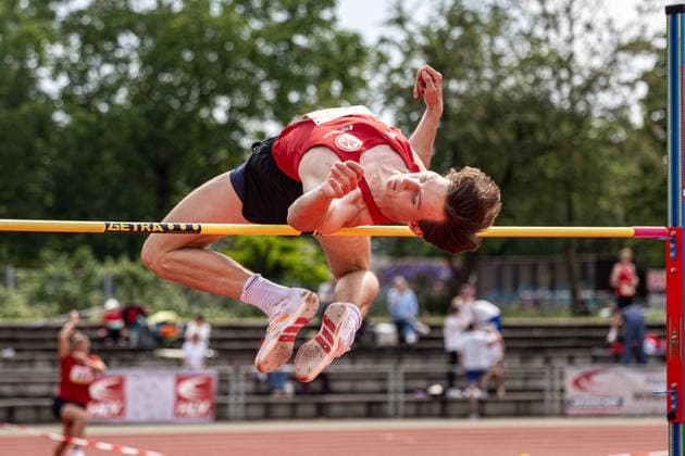 Hessian Championships Active Darmstadt, 31 05 2026 Jacob Thomä Eintracht Frankfurt e V Hessian Championships Active in the Bürgerparkstadion in Darmstadt on 31 05 2026, Hesse Copyright: xBEAUTIFULxSPORTS KJPetersx