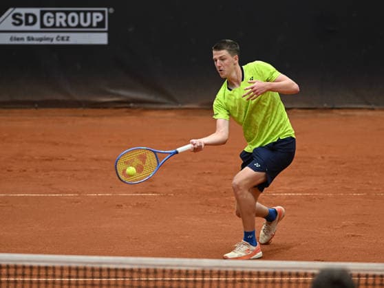 Jan Kumstat (CZE) playes against Oleg Prihodko during the second day of the men s tennis challenger UniCredit Czech Open, Prostejov, June 1st, 2026. (CTKxPhoto LudekxPerina) CTKPhotoP2026060102968  CTKPhotoP2026060102968
