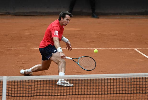Oleg Prihodko (UKR) playes against Jan Kumstat during the second day of the men s tennis challenger UniCredit Czech Open, Prostejov, June 1st, 2026. (CTKxPhoto LudekxPerina) CTKPhotoP2026060103086  CTKPhotoP2026060103086