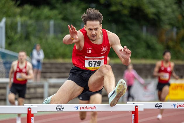 Hessian Championships Active Darmstadt, 31 05 2026 Lukas Glöckner LSG Goldener Grund Selters Ts Hessian Championships Active in the Bürgerparkstadion in Darmstadt on 31 05 2026, Hesse Copyright: xBEAUTIFULxSPORTS KJPetersx