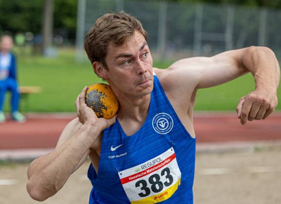 Hessian Championships Active Darmstadt, 31 05 2026 Martin Kratz TV Gelnhausen Hessian Championships Active in the Bürgerparkstadion in Darmstadt on 31 05 2026, Hessen Copyright: xBEAUTIFULxSPORTS KJPetersx