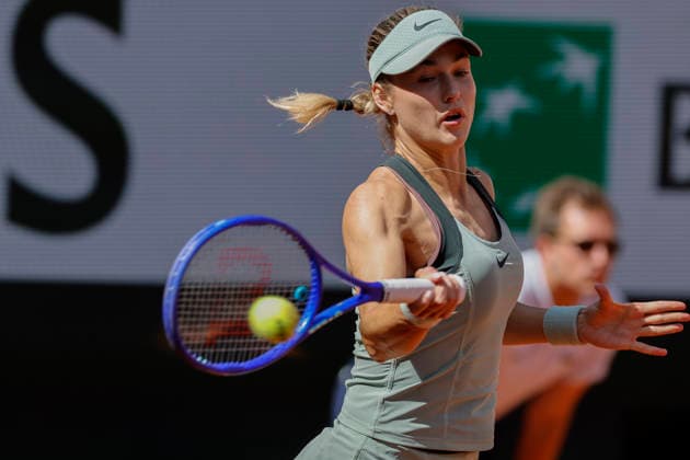 June 1, 2026, Paris, Paris, France: Anna KALINSKAYA (---) in action during the tennis Grand Slam of Roland Garros 2026, at Roland Garros Stadium - on June 31 1st 2026 .Paris - France Tennis Grand Slam Of Roland Garros 2026 Match Between Anastasia POTAPOVA (AUT) And Anna KALINSKAYA (RUS)  - ZUMAb253 20260601_zsp_b253_017 Copyright: xLoicxBaratouxx