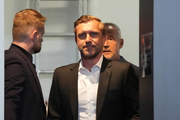 Sports Director Markus Krösche and coach Adi Hütter Eintracht Frankfurt at his introductory press conference Frankfurt 01 06 2026 Eintracht Frankfurt introduces Adi Hütter as new coach, professional camp Eintracht