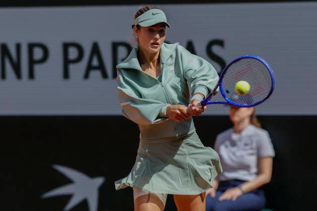 June 1, 2026, Paris, Paris, France: Anna KALINSKAYA (---) in action during the tennis Grand Slam of Roland Garros 2026, at Roland Garros Stadium - on June 31 1st 2026 .Paris - France Paris France - ZUMAb253 20260601_zsp_b253_004 Copyright: xLoicxBaratouxx