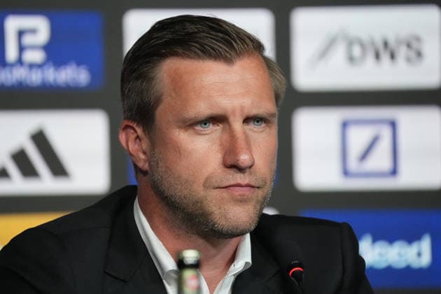 Chief Sports Officer Marcus Krösche Eintracht Frankfurt Frankfurt 01 06 2026 Eintracht Frankfurt introduces Adi Hütter as new coach, Eintracht professional camp