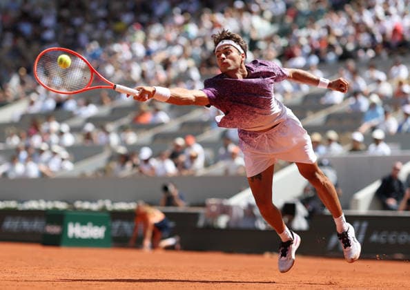 June 1, 2026, Paris, Ile De France, France: FLAVIO COBOLLI of Italy during the match against Z. Svajda of USA in the fourth round of tennis tournament Roland Garros, Paris, France. Tennis, Roland Garros 2026 - Flavio Cobolli  - ZUMAc278 20260601_zsp_c278_007 Copyright: xMarcinxCholewinskix