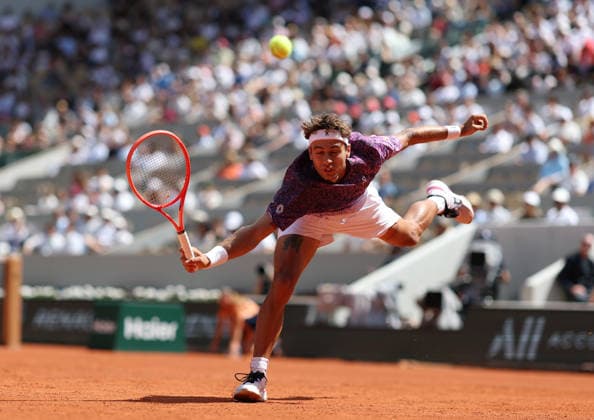 June 1, 2026, Paris, Ile De France, France: FLAVIO COBOLLI of Italy during the match against Z. Svajda of USA in the fourth round of tennis tournament Roland Garros, Paris, France. Tennis, Roland Garros 2026 - Flavio Cobolli  - ZUMAc278 20260601_zsp_c278_008 Copyright: xMarcinxCholewinskix