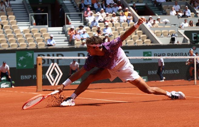 ROLAND GARROS 2026 Thierry Larret MAXPPP - PARIS (75) 01 06 2026 Thierry Larret Maxppp. Tennis. Roland Garros 2026. Internationaux de France de tennis. Stade Roland Garros, Paris (75). Le 1er Juin. Court Philippe CHATRIER : Flavio COBOLLI (ITA) vs Zachary SVAJDA (USA). PARIS (75) STADE ROLAND GARROS PARIS ILE DE FRANCE FRANCE  Copyright: xMAXPPPxThierryxLarretx TLR202606016485 TLR202606016485