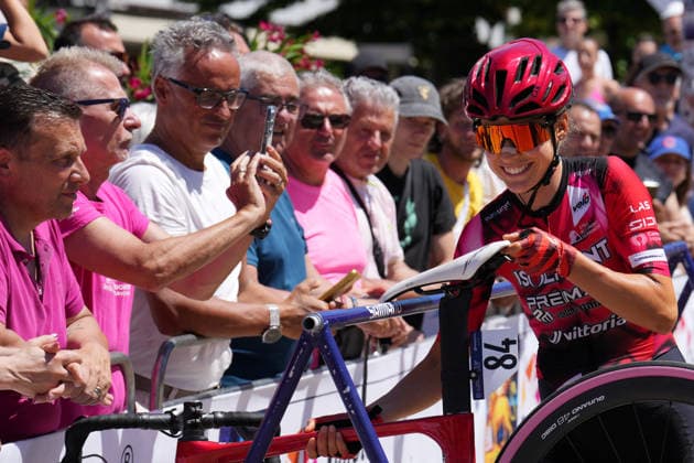 Italy™s Valeria Curnis of Isolmant - Premac - Vittoria™s during Stage 3 of the Giro d™Italia Women, from Bibione to Buja, Italy, Monday, June 1, 2026  Copyright: xDavidexSpada LaPressex