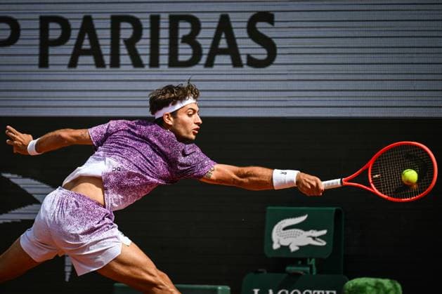 June 1, 2026, Paris, France, France: Flavio COBOLLI of Italy during the ninth day of the Roland-Garros 2026, French Open 2026, Grand Slam tennis tournament at Roland-Garros Stadium on June 01, 2026 in Paris, France. Paris France - ZUMAm308 20260601_zsp_m308_006 Copyright: xMatthieuxMirvillex