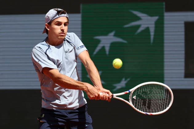 TENNIS : Roland Garros 2026 - 01 06 2026 Flavio Cobolli (ITA) Vs Zachary Svajda (USA) ParisFrance  Copyright: xMichaelxBaucherx