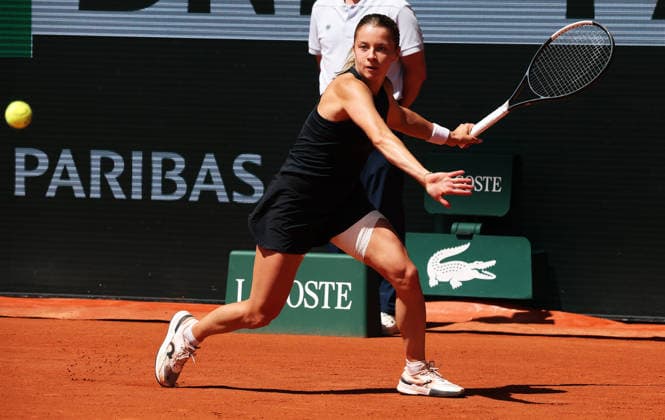 TENNIS - French Open 2026 PARIS,FRANCE,01.JUN.26 - TENNIS - WTA, Tennis Damen Tour, French Open, Roland Garros, Grand Slam. Image shows Maja Chwalinska (POL).  GEPAxpictures xMatthiasxHauer
