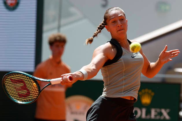 June 1, 2026, Paris, Paris, France: Diane PARRY (FRA) in action during the tennis Grand Slam of Roland Garros 2026, at Roland Garros Stadium - on June 31 1st 2026 .Paris - France Paris France - ZUMAb253 20260601_zsp_b253_073 Copyright: xLoicxBaratouxx