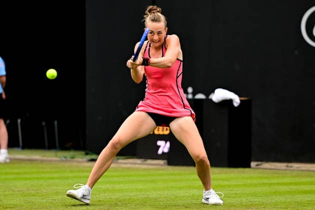 Tennis WTA125 ATP, Tennis Herren Challenger Lexus Birmingham Open Mika Stojsavljevic of Great Britain returns during the Lexus Birmingham Open tennis tournament at Edgbaston Priory Club, Birmingham, UK on 1 June 2026. Birmingham Edgbaston Priory Club West Midlands UK Editorial use only , Copyright: xDennisxGoodwinx PSI-24319-0068