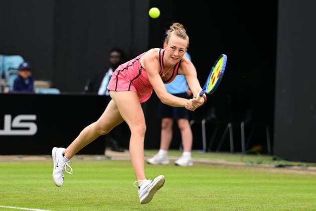 Tennis WTA125 ATP, Tennis Herren Challenger Lexus Birmingham Open Mika Stojsavljevic of Great Britain during the Lexus Birmingham Open tennis tournament at Edgbaston Priory Club, Birmingham, UK on 1 June 2026. Birmingham Edgbaston Priory Club West Midlands UK Editorial use only , Copyright: xDennisxGoodwinx PSI-24319-0081