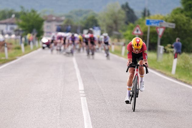 Norway™s Sigrid Ytterhus Haugset of Uno-X Mobility™s during Stage 3 of the Giro d™Italia Women, from Bibione to Buja, Italy, Monday, June 1, 2026  Copyright: xMarcoxAlpozzi LaPressex