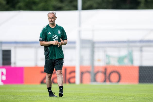 COLOGNE, GERMANY - JUNE 01: Christian Wueck (Wück, Wuck, Head Coach Germany) during a training session prepare for the UEFA European Qualifiers for the FIFA Women™s World Cup 2027 between Germany vs. Norway at Sportpark Hoehenberg on June 01, 2026 in Mainz, Germany. North Rhine Westphalia Germany Copyright: xSteffiexWunderlx